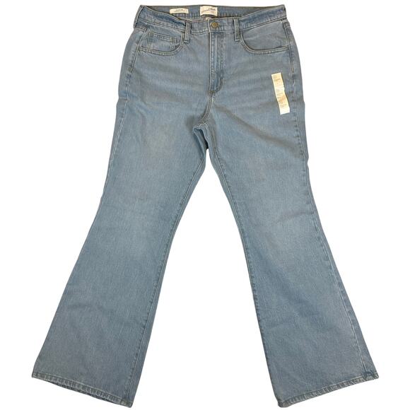 NWT Universal Thread High Rise Flare Jeans Women's 12 Regular Light Wash - Picture 1 of 11